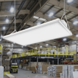 2FT Linear LED High Bay Light 105W/135W/165W Wattage Adjustable, 4000k/5000K/6500K CCT Changeable, Dip Switch, 0 - 10V Dim, 120 - 277V Input Voltage, ETL, DLC 5.1 Listed - BUILDMYPLACE