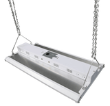 2FT Linear LED High Bay Light 105W/135W/165W Wattage Adjustable, 4000k/5000K/6500K CCT Changeable, Dip Switch, 0 - 10V Dim, 120 - 277V Input Voltage, ETL, DLC 5.1 Listed - BUILDMYPLACE