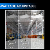 2FT Linear LED High Bay Light 60W/80W/105W Wattage Adjustable, 4000k/5000K/6500K CCT Changeable, Dip Switch, 0 - 10V Dim, 120 - 277V Input Voltage, ETL, DLC 5.1 Listed - BUILDMYPLACE