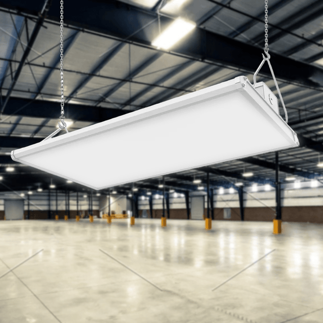 2FT Linear LED High Bay Light 60W/80W/105W Wattage Adjustable, 4000k/5000K/6500K CCT Changeable, Dip Switch, 0 - 10V Dim, 120 - 277V Input Voltage, ETL, DLC 5.1 Listed - BUILDMYPLACE