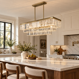 12-Light Pendant Chandelier, E12 Base, 60W Max Per Socket, 17.5-Inch Depth