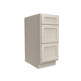 3 Drawer Base Cabinet | Elegant Stone | 15W x 34.5H x 24D - BUILDMYPLACE