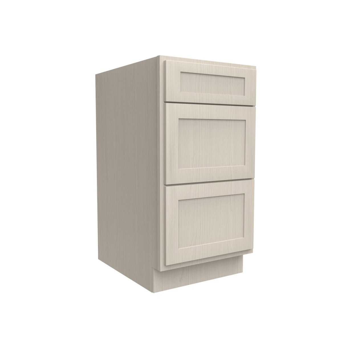 3 Drawer Base Cabinet | Elegant Stone | 18W x 34.5H x 24D - BUILDMYPLACE