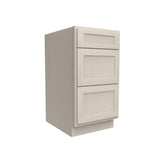 3 Drawer Base Cabinet | Elegant Stone | 18W x 34.5H x 24D - BUILDMYPLACE