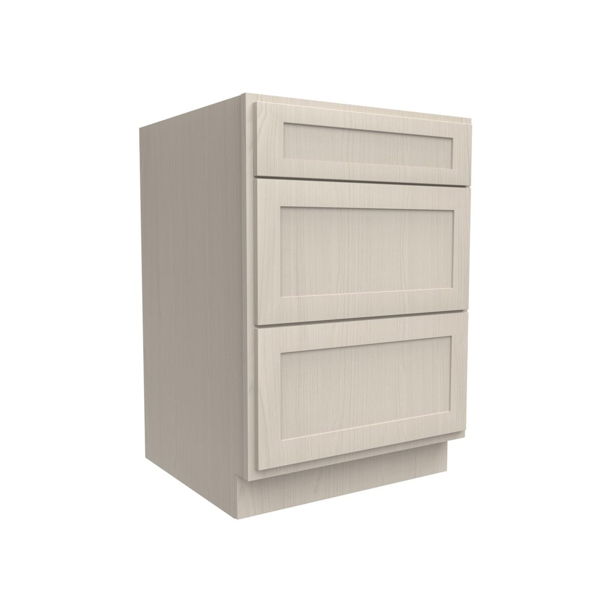 3 Drawer Base Cabinet | Elegant Stone | 24W x 34.5H x 24D - BUILDMYPLACE