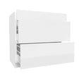 3 Drawer Base Cabinet | Milano White | 33W x 34.5H x 24D - BUILDMYPLACE