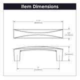 3 Inch cabinet handles Center to Center - Hickory Hardware - BUILDMYPLACE