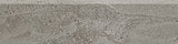 3 X 12 In Amelia Smoke Polished Glazed Porcelain Bullnose - BUILDMYPLACE