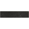 3 X 12 In La Marca Nero Venato Honed Glazed Porcelain Bullnose - BUILDMYPLACE