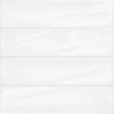 3 x 12 in. Marlow Pressed Glazed Cloud Glossy Ceramic Wall Tile - BUILDMYPLACE