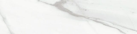 3 X 12 In Mayfair Volakas Grigio Matte Glazed Porcelain Bullnose