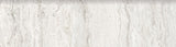 3 X 12 In Precept Ivory Matte Glazed Porcelain Bullnose - BUILDMYPLACE