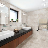 3 X 12 In Regency Ivory Matte Glazed Porcelain Bullnose - BUILDMYPLACE