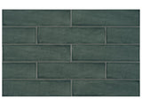 3 x 12 in Teramoda Emerald Glossy Pressed Glazed Ceramic Tile - BUILDMYPLACE