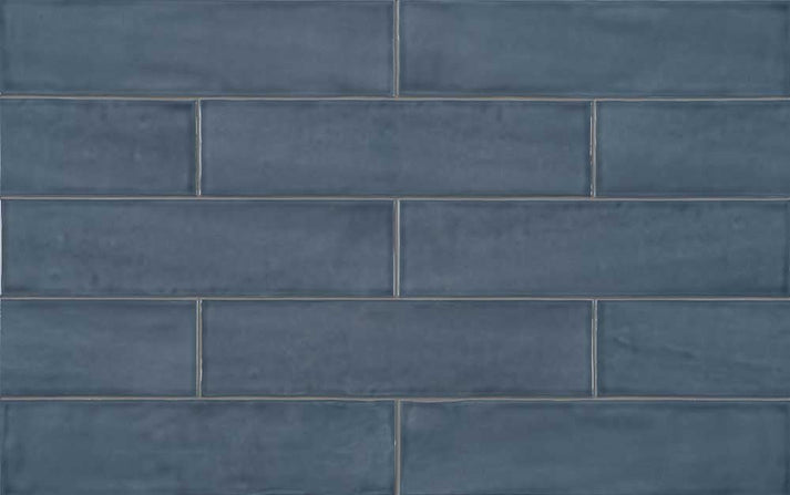 3 x 12 in. Teramoda Ink Glossy Pressed Glazed Ceramic Tile