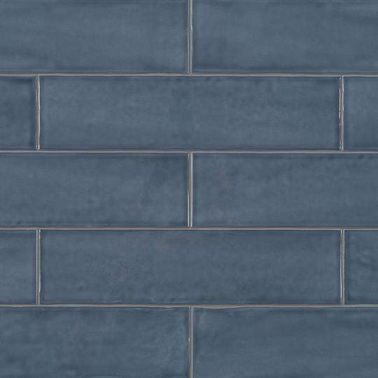 3 x 12 in. Teramoda Ink Glossy Pressed Glazed Ceramic Tile - BUILDMYPLACE