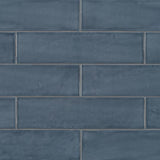 3 x 12 in. Teramoda Ink Glossy Pressed Glazed Ceramic Tile - BUILDMYPLACE