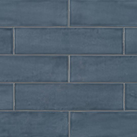 3 x 12 in. Teramoda Ink Glossy Pressed Glazed Ceramic Tile - BUILDMYPLACE