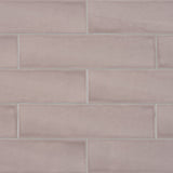 3 x 12 in. Teramoda Petal Pink Glossy Pressed Glazed Ceramic Tile - BUILDMYPLACE