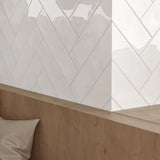 3 X 12 In Teramoda Powder Glossy Pressed Glazed Ceramic Tile - BUILDMYPLACE