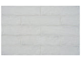 3 x 12 in Teramoda Silver Glossy Pressed Glazed Ceramic Tile - BUILDMYPLACE