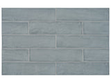 3 x 12 in Teramoda Sterling Glossy Pressed Glazed Ceramic Tile - BUILDMYPLACE