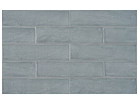 3 x 12 in Teramoda Sterling Glossy Pressed Glazed Ceramic Tile - BUILDMYPLACE