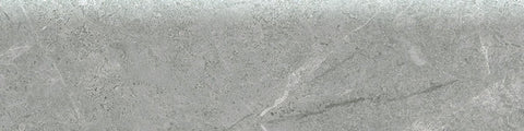 3 X 12 In Torino Argento Matte Glazed Porcelain Bullnose