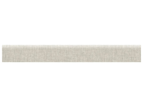 3 X 24 In Crossweave Canvas Matte Color Body Porcelain Bullnose - BUILDMYPLACE