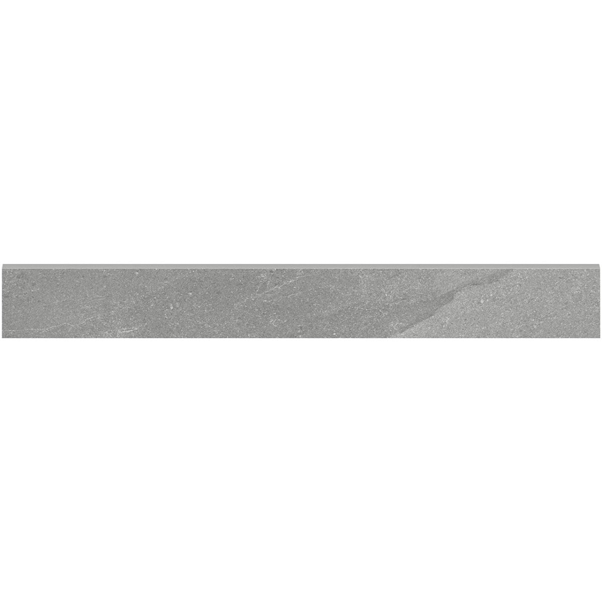 3 X 24 In Nord Palladium Matte Color Body Porcelain Bullnose - BUILDMYPLACE