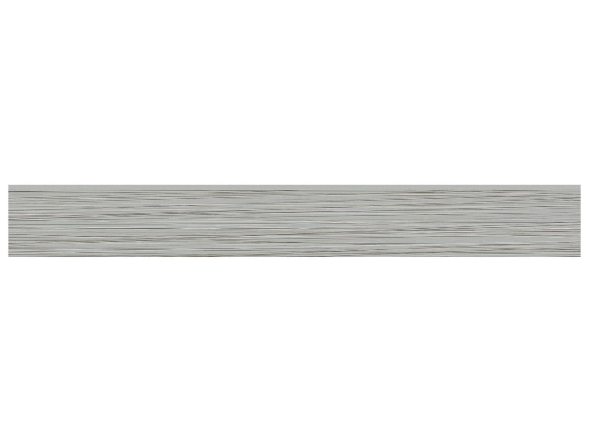 3 X 24 In Zera Annex Silver Matte Color Body Porcelain Bullnose - BUILDMYPLACE