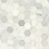 3" X 3" Hexagon Greecian White Polished Mosaic Tile (10.6SQ FT/CTN) - BUILDMYPLACE