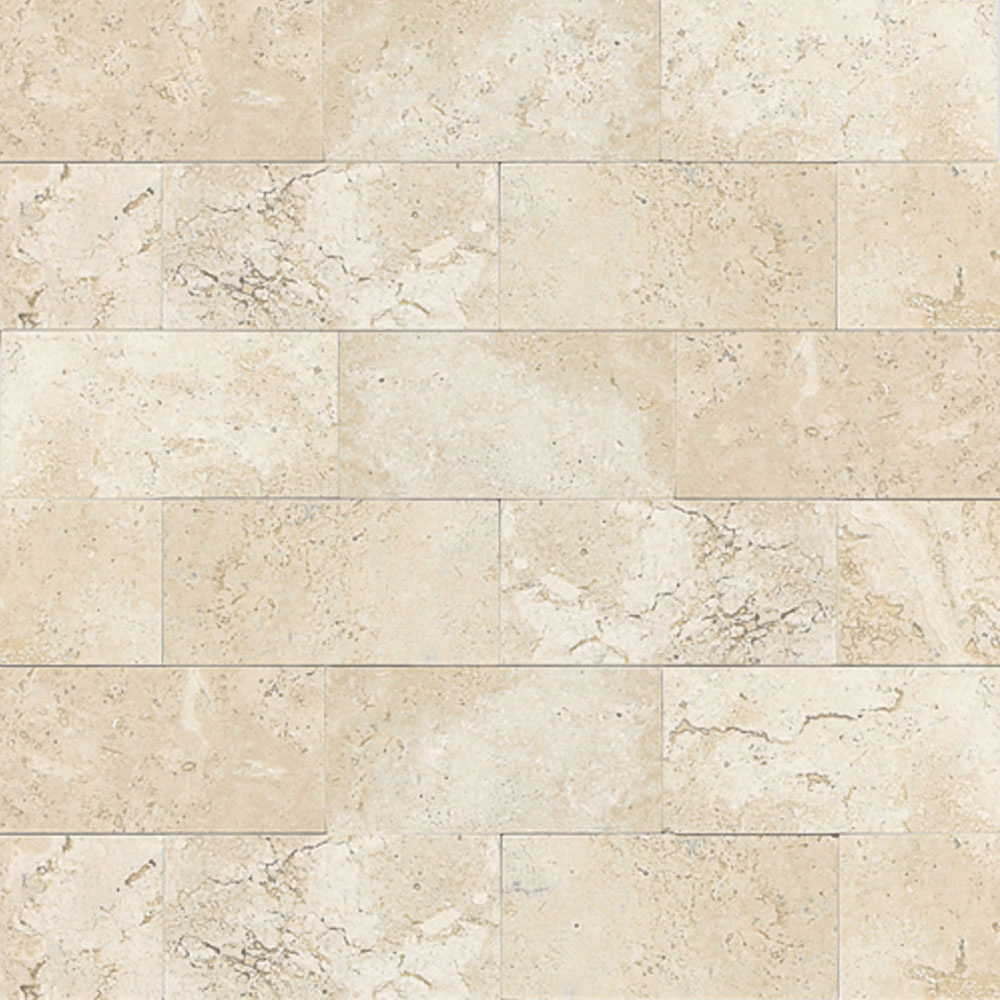 3 X 6 In Ivory Filled & Honed Travertine - BUILDMYPLACE