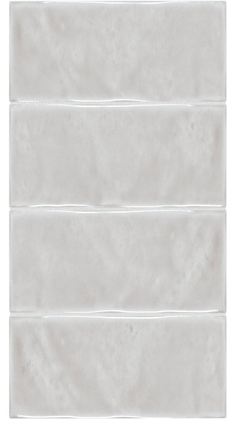 3 X 6 In Marlow Mist Glossy Pressed Glazed Ceramic