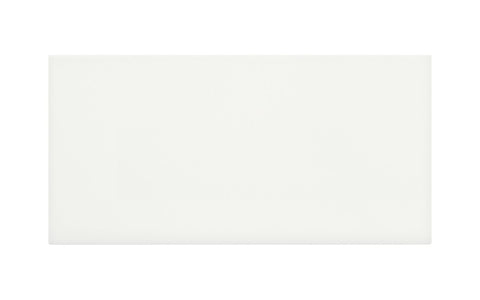 3 x 6 in. Soho Canvas White Glossy Pressed Glazed Ceramic Wall Tile