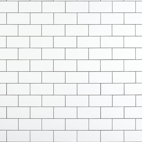 3 X 6 In. Subway White Peel And Stick Tile - BUILDMYPLACE