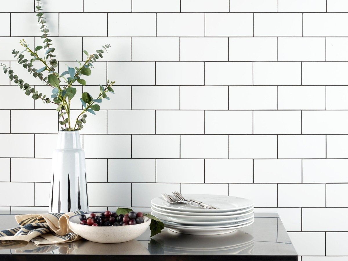 3 X 6 In. Subway White Peel And Stick Tile - BUILDMYPLACE