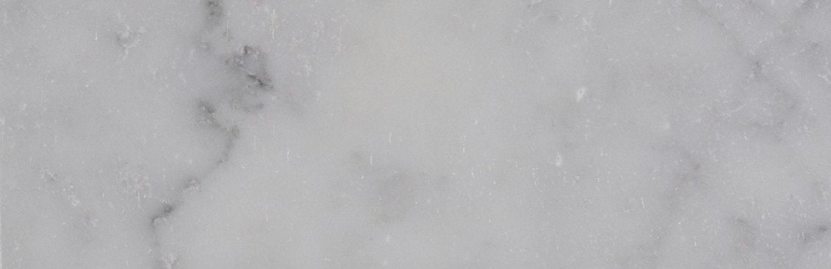 3 X 9 in. Bianco Carrara White Honed Marble Tile - BUILDMYPLACE