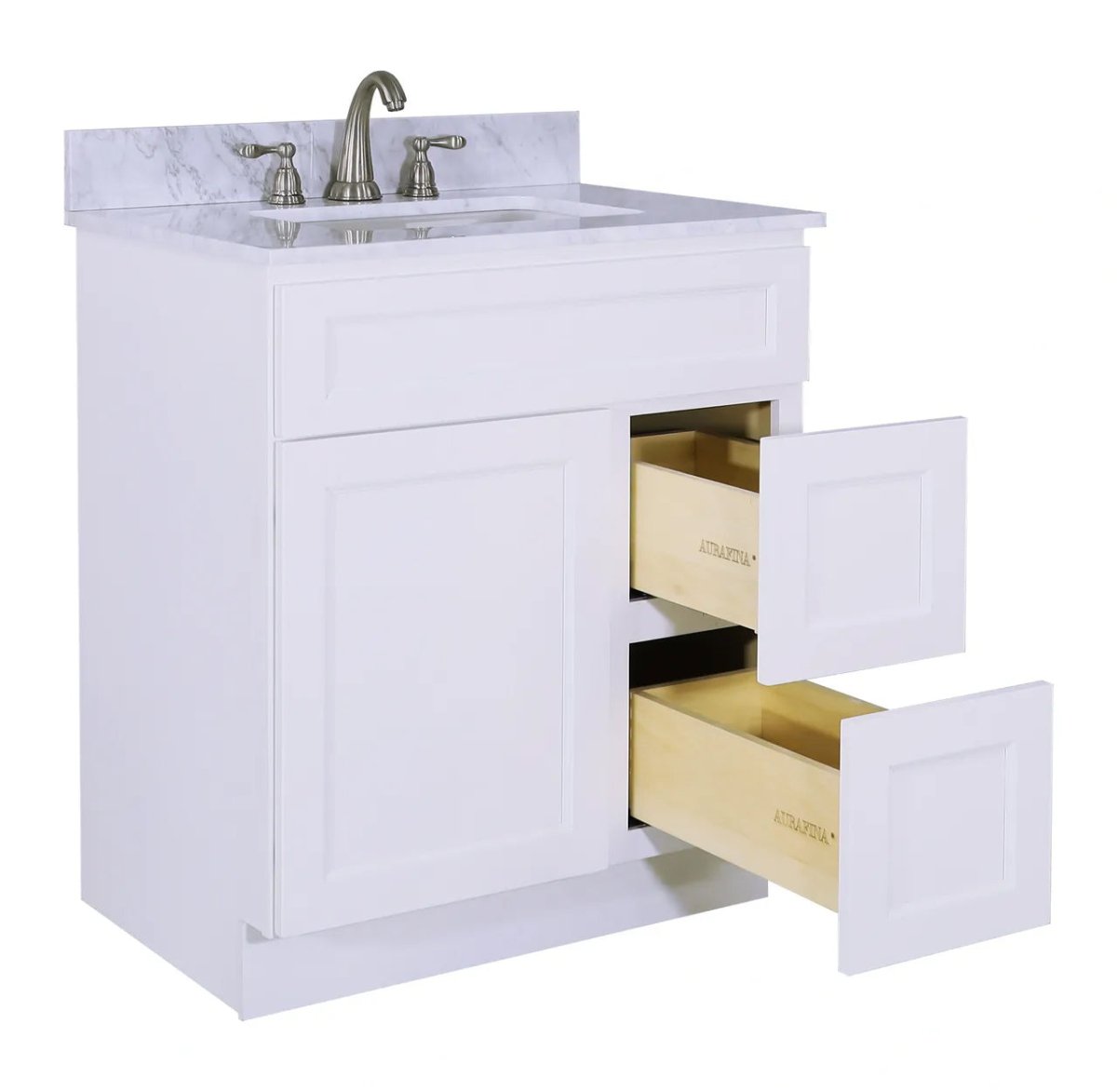 30" BLAIR SHAKER Bathroom Vanity - 30"W x 21"D x 34.5"H - BUILDMYPLACE