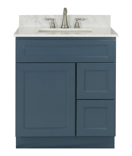 30" BLAIR SHAKER Bathroom Vanity - 30"W x 21"D x 34.5"H - BUILDMYPLACE