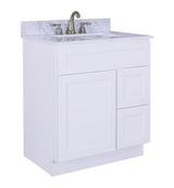 30" BLAIR SHAKER Bathroom Vanity - 30"W x 21"D x 34.5"H - BUILDMYPLACE