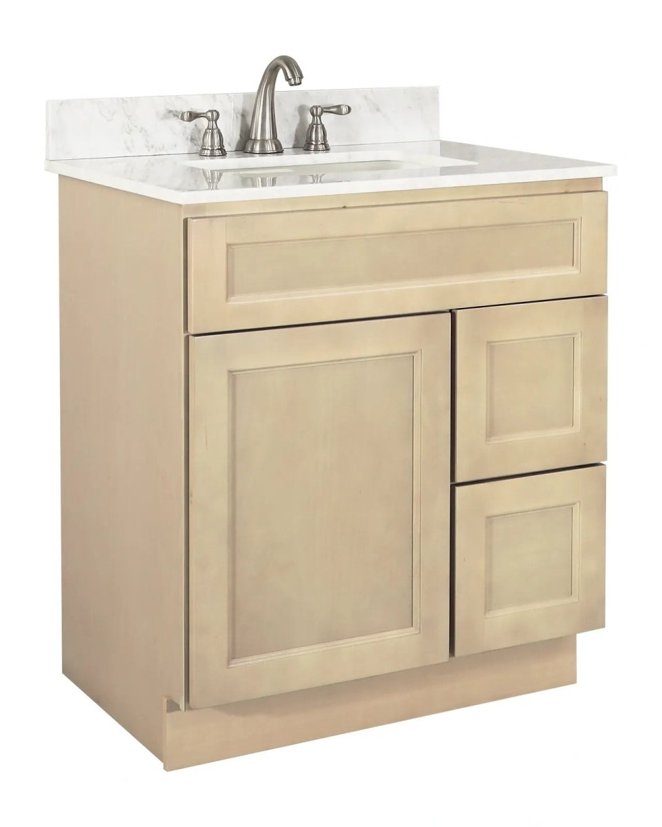 30" BLAIR SHAKER Bathroom Vanity - 30"W x 21"D x 34.5"H - BUILDMYPLACE