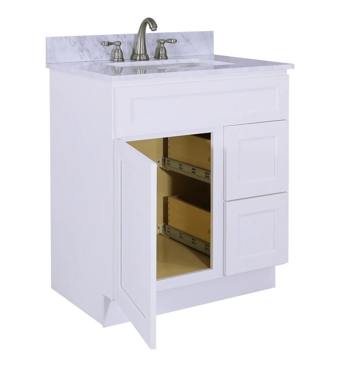 30" BLAIR SHAKER Bathroom Vanity - 30"W x 21"D x 34.5"H - BUILDMYPLACE