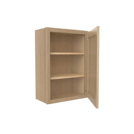 30 Inch High Single door Wall Cabinet - Luxor Harvest - RTA, 21W x 30H x 12d - BUILDMYPLACE