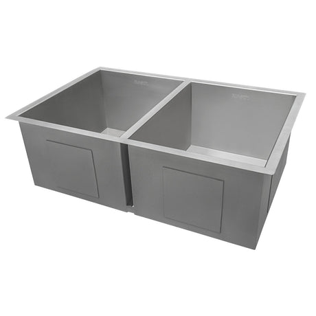 30 - inch Undermount 50/50 Double Bowl Zero Radius 16 Gauge Stainless Steel Kitchen Sink - BUILDMYPLACE