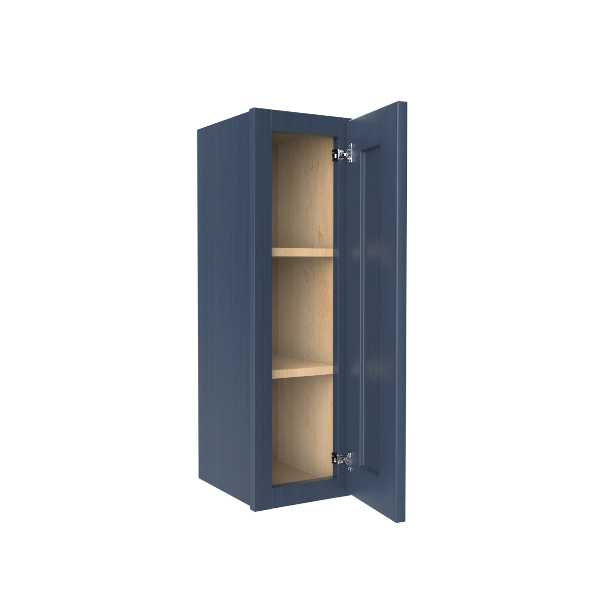 30 inch Wall Cabinet - 09W x 30H x 12D - Blue Shaker Cabinet - BUILDMYPLACE