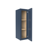 30 inch Wall Cabinet - 09W x 30H x 12D - Blue Shaker Cabinet - RTA - BUILDMYPLACE