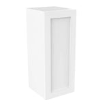 30 inch Wall Cabinet - 12W x 30H x 12D - Aria White Shaker - BUILDMYPLACE