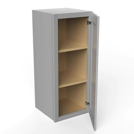 30 inch Wall Cabinet - 12W x 30H x 12D - Grey Shaker Cabinet - RTA - BUILDMYPLACE