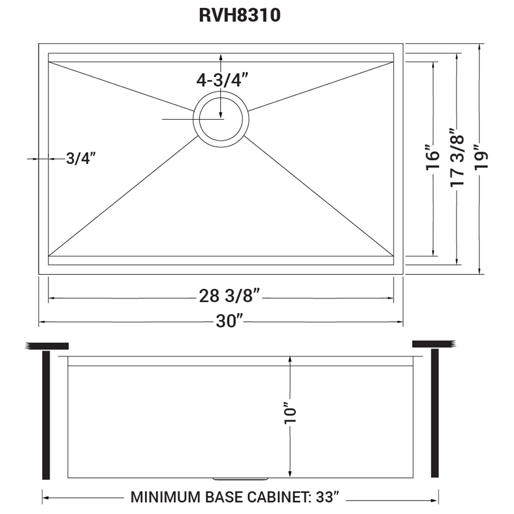 30 - inch Workstation Ledge Undermount 16 Gauge Stainless Steel Kitchen Sink Single Bowl - BUILDMYPLACE